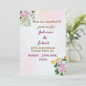 Einladungen zum Hochzeitstag (Stehend Vorderseite)