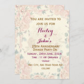 Einladungen zum Hochzeitstag (Vorne/Hinten)