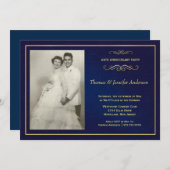 Einladungen zum Hochzeitstag - 60., 50. Foto (Vorne/Hinten)