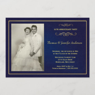 Einladungen zum Hochzeitstag - 60., 50. Foto
