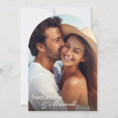 Einladungen zum Hochzeitstag Foto (Rückseite)