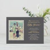 Einladungen zum Jubiläum für Hochzeiten (Stehend Vorderseite)