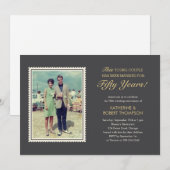 Einladungen zum Jubiläum für Hochzeiten (Vorne/Hinten)