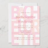 Einladungen zum Junggeselinnen-Abschied (Vorderseite)