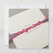 Einladungen zum Junggeselinnen-Abschied (Rückseite)