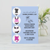 Einladungen zum Junggeselinnen-Abschied (Stehend Vorderseite)