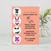 Einladungen zum Junggeselinnen-Abschied (Stehend Vorderseite)