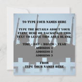 Einladungen zum Krieg, damit wir RSVP-Karten nicht (Rückseite)