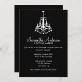 Einladungen zum Kronleuchter Junggeselinnen-Abschi (Vorne/Hinten)