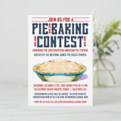 Einladungen zum Kuchenbackwettbewerb (Stehend Vorderseite)