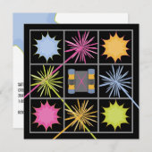 Einladungen zum Laser Tag Geburtstag (Vorne/Hinten)