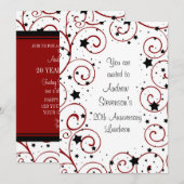 Einladungen zum Mitarbeiterjubiläum (Vorne/Hinten)