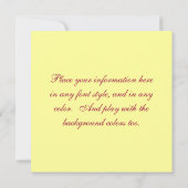 Einladungen zum Monarch Butterfly (Rückseite)