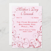 Einladungen zum Muttertag (Vorne/Hinten)