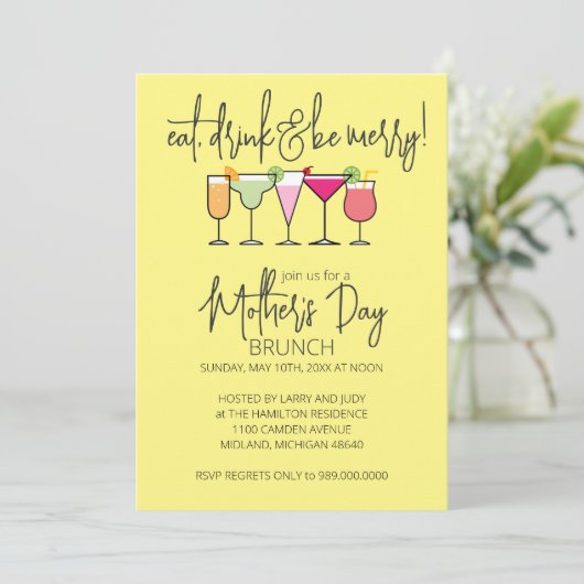 Einladungen zum Muttertag (Stehend Vorderseite)