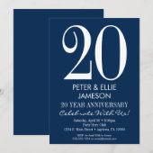 Einladungen zum neuen Jubiläum der Marine (Vorne/Hinten)