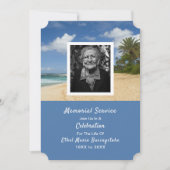 Einladungen zum Ocean Beach Death Memorial Service (Vorderseite)