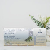 Einladungen zum Paradies für Hochzeiten (Stehend Vorderseite)