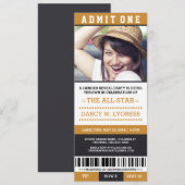 Einladungen zum Party Sportticketgeschlecht (Vorne/Hinten)