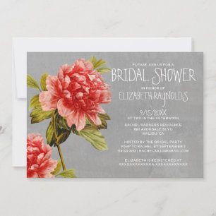 Einladungen zum Peony Bridal Shower