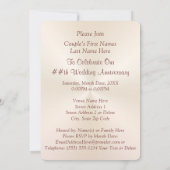 Einladungen zum personalisierten Diamantenjubiläum (Rückseite)