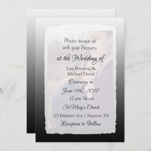 Einladungen zum personalisierten Foto (Vorne/Hinten)