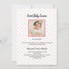 Einladungen zum personalisierten Memorial Service