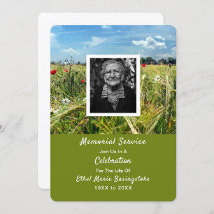 Einladungen zum Poppy Meadow Death Memorial Servic