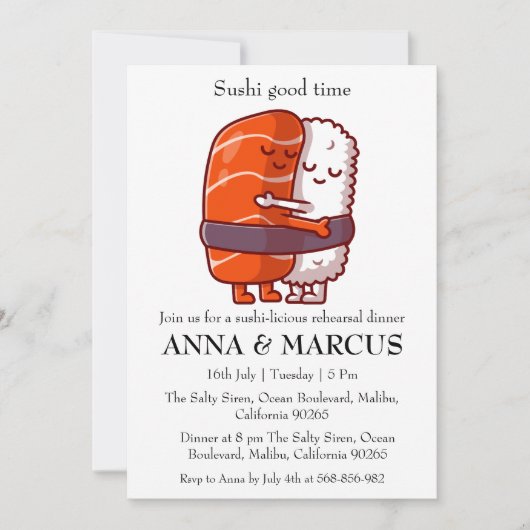 Einladungen zum Probe (Vorderseite)