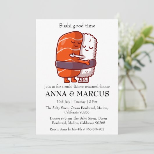 Einladungen zum Probe (Stehend Vorderseite)