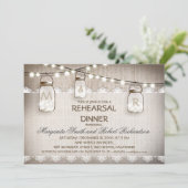 Einladungen zum Probe-Dinner mit Krügen und Maurer (Stehend Vorderseite)