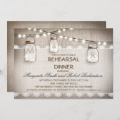 Einladungen zum Probe-Dinner mit Krügen und Maurer (Vorne/Hinten)