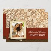 Einladungen zum Probe mit Foto (Vorne/Hinten)