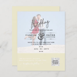 EINLADUNGEN ZUM QR-SCANNING-CODE FÜR FOTO-BREITE