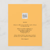 EINLADUNGEN ZUM QR-SCANNING-CODE FÜR FOTO-BREITE FLYER (Hinten)