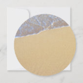 Einladungen zum Round Sand Dollar Beach (Rückseite)