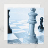 Einladungen zum Schachdesign (Vorne/Hinten)