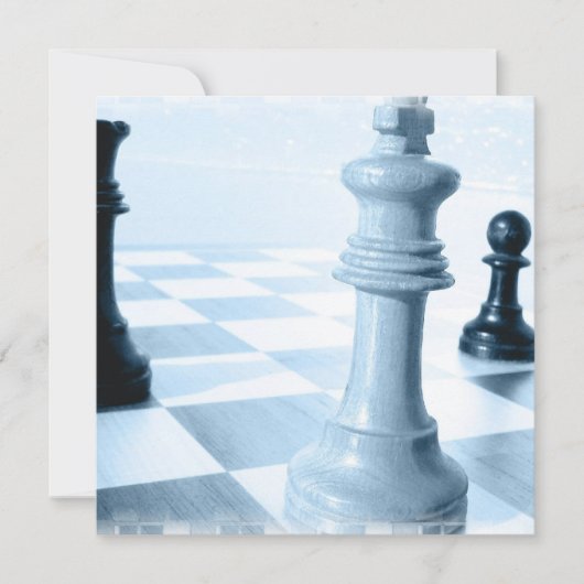 Einladungen zum Schachdesign (Vorderseite)