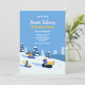 Einladungen zum Schneebuhen (Stehend Vorderseite)