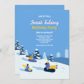 Einladungen zum Schneebuhen (Vorne/Hinten)