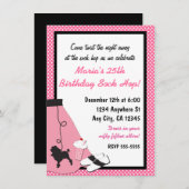 Einladungen zum Sock Hop Poodle Skirt der 50er Jah (Vorne/Hinten)