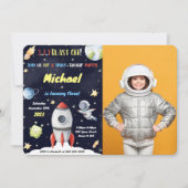 Einladungen zum Space Foto (Vorderseite)