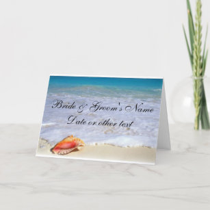 Einladungen zum Thema Hochzeiten am Strand