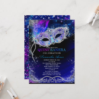 Einladungen zum Thema "Starry Night Quinceanera"
