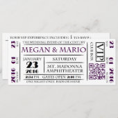 Einladungen zum Ticket (Vorne/Hinten)