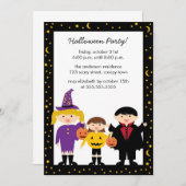 Einladungen zum Trick oder Treat Halloween-Party (Vorne/Hinten)