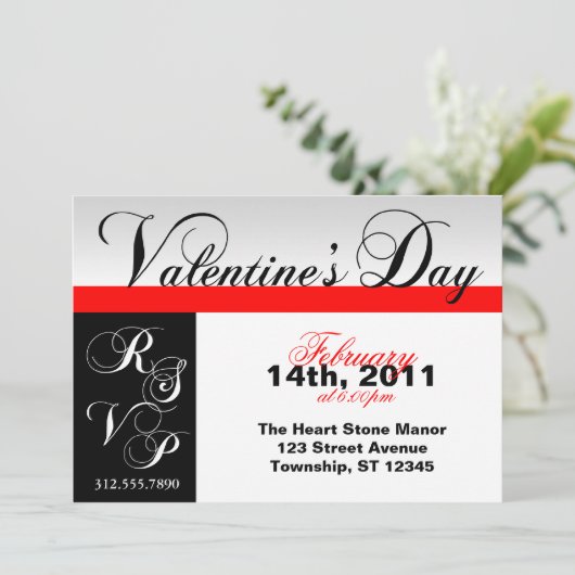 Einladungen zum uAwg Valentinstag (Stehend Vorderseite)