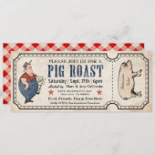 Einladungen zum Vintagen Schweinefleischroast (Vorne/Hinten)