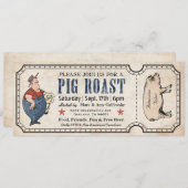 Einladungen zum Vintagen Schweinefleischroast (Vorne/Hinten)