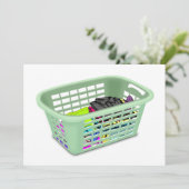 Einladungen zum Wäscheständer (Stehend Vorderseite)